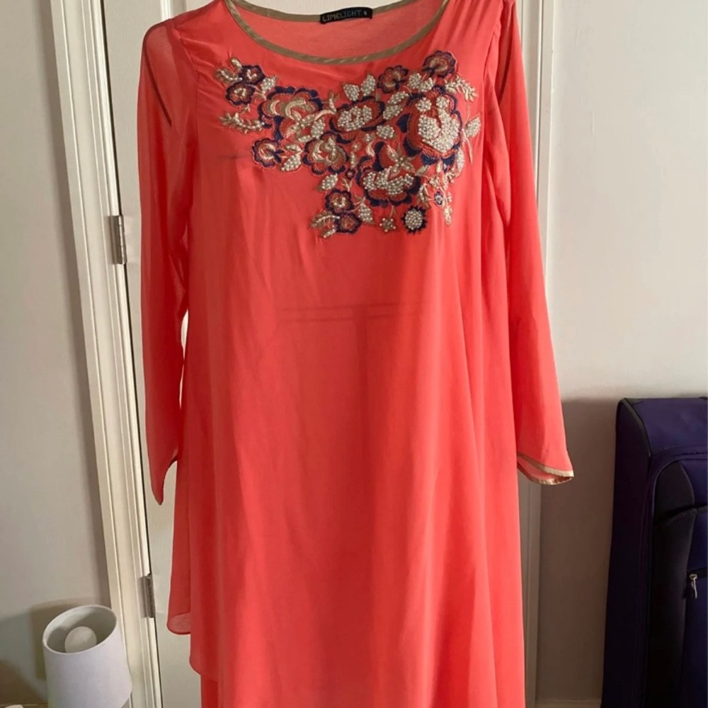 Pink Pakistani Kurta Kurti